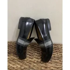 Gucci vintage men shoes black with grey detail 6.5 Eu 7.5 USA Gucci vintage men shoes black with grey detail 6.5 Eu 7.5  main image 3